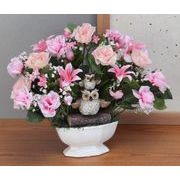 幸福のふくろうアレンジメントフラワー 光触媒加工