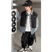 2025 新作--★ 男の子用コート 大きい男の子用 韓国風のトレンチコート おしゃれ★120-170cm★