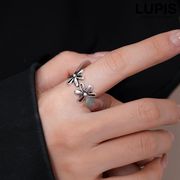リング 指輪 レディース フラワー オープンリング ガーリー 上品 シンプル 大人っぽ 華やか かわいい