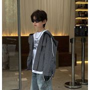 2025 新作--★男の子用コート 大きい男の子用 韓国風のトレンチコート おしゃれ★90-160cm★