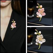 フラワーのブローチキュービックジルコンブローチ06716