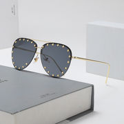 サングラス ティアドロップ アビエーター メタルフレーム 男女兼用 クラシック 紫外線カット