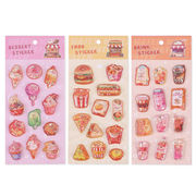 2025★DIY手作り ステッカー★粘着シール★3D★手帳素材