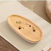 自然な竹茶盤 シンプル貯水式小型茶台 一人飲み工夫茶具 上品で実用的な家庭用アイテムです