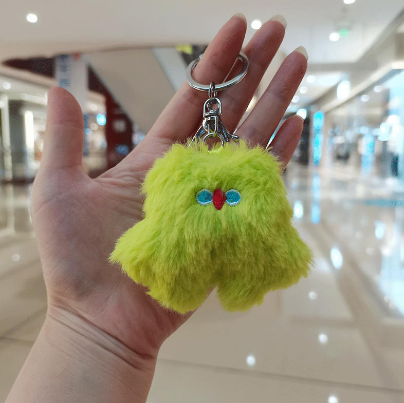 5色 かわいい ぬいぐるみキーホルダー 韓国人気 友達 キーチェーン