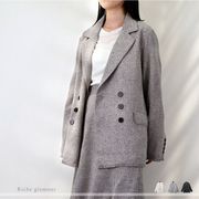 【2026新作】スラブネップツイードフリンジ　テーラードジャケット(33128)