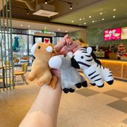 新入荷★ファション小物　キーホルダー 　ストラップ　ぬいぐるみ★3色