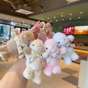 新入荷★ファション小物　キーホルダー 　ストラップ　ぬいぐるみ★4色