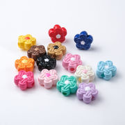 新作 アクリル 穴あり デコパーツDIY ビーズパーツ デコ素材 手芸材料 チェーンパーツ アクセサリーパーツ