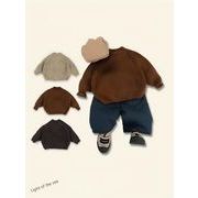 2026新作 韓国子供服 ベビー服  キッズ男の子ニットトップス 3色  80cm-130cm