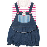 ミキハウス　スタイ・ブルマセットピンク