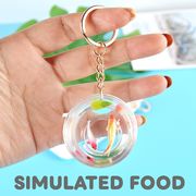 食品サンプル キーホルダー アクセサリー キーチェーン 展示 撮影 SIMULATED FOOD 錦鯉