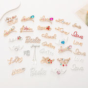 デコパーツ 簡単 手作り iPhoneケース アクセサリーパーツ デコ電 スマホ カバー ビジュー love ラブ 英字