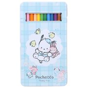 【鉛筆】ポチャッコ 缶ケース入り12色いろえんぴつ チェックルック