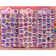 ぷくぷくシール ぷっくりシール 3Dステッカー 立体ステッカー エポキシステッカー　ヌイグルミ