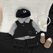 2026春※セット ベスト ストライプシャツ カジュアルパンツ 3点セット 男の子