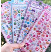 文房具   貼り付け  手芸DIY 手帳シール ステッカー  装飾シール 精美 ク   立体シール  3Dシール