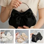 イブニングバッグ - クラウド＆リボンハンドバッグkk00002