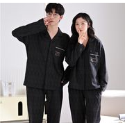 2026年新作大人用パジャマ男女兼用トップス＋パンツパジャマ2点セット  8色