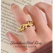 ステンレス 指輪 18K リング  大人可愛いリング ステンレス 上品 ステンレス指輪 男女 超新作2026