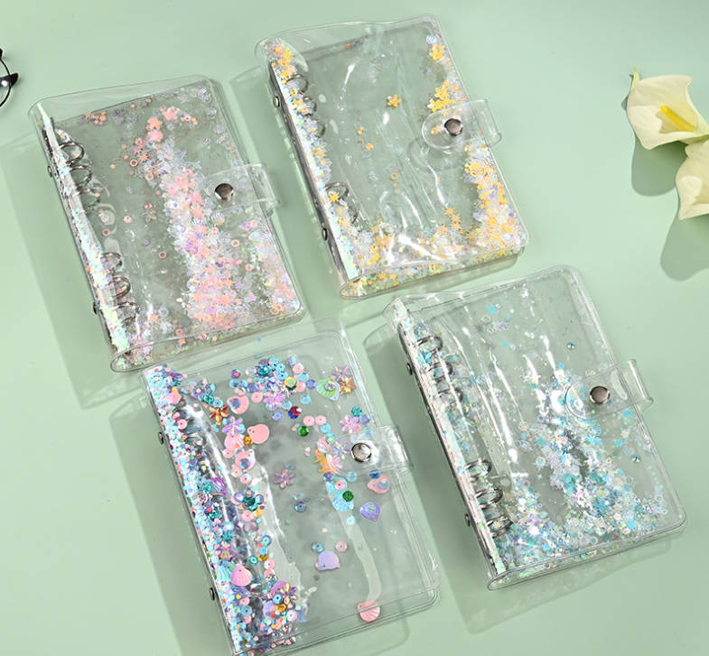 INS新品 ★ルーズリーフバインダー★可愛い文具★シール帳★リフィル式手帳★A6
