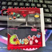 ギフトバッグ 　チャック付きポリ袋　 小物収納　 包装袋　PVC袋　ラッピング　 ミニキーホルダー　DC