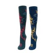 和柄デザイン着圧ハイソックス【鯉】