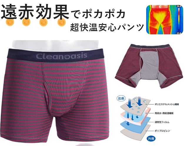 超快温あったか安心パンツ(横漏れ対応)