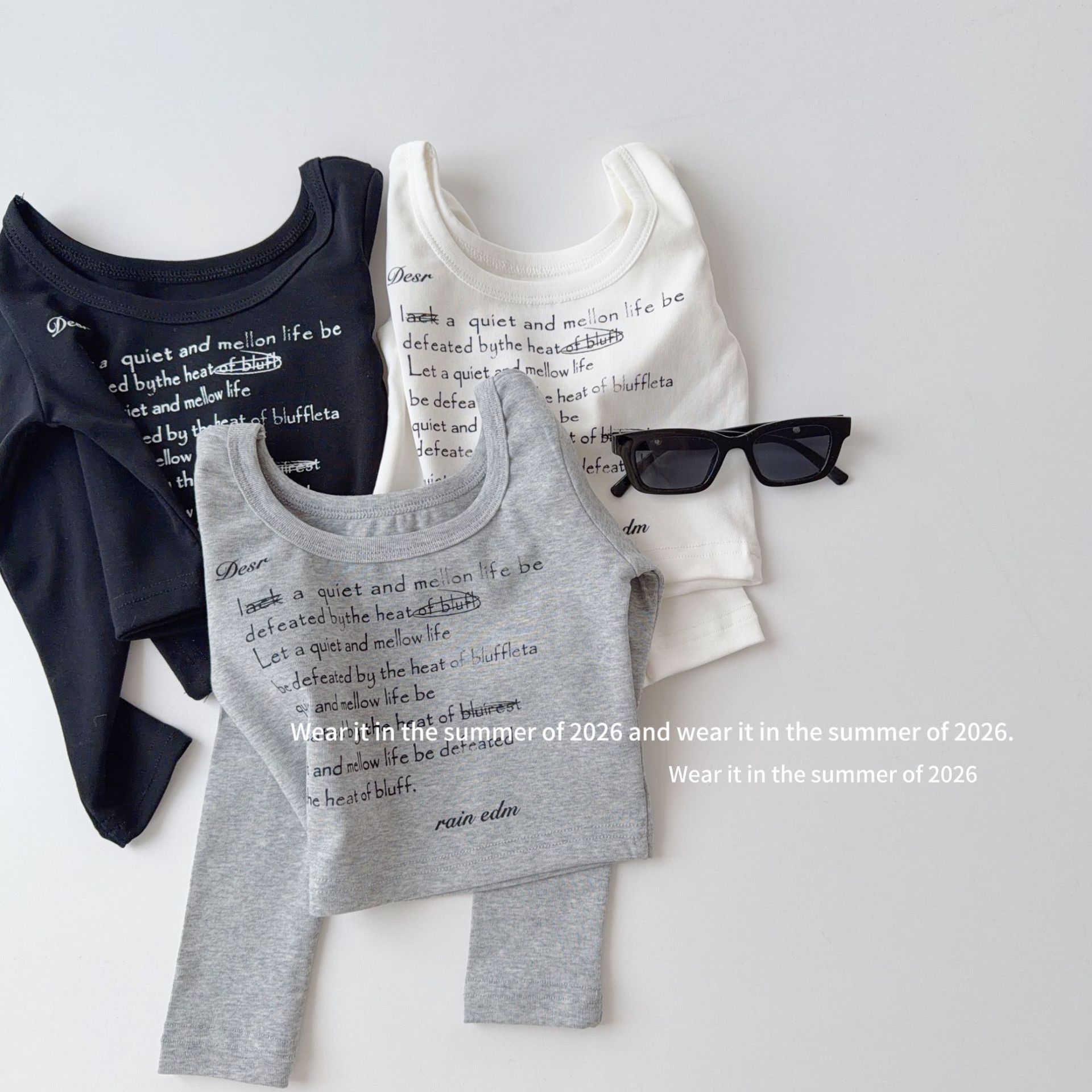 ★2026年★キッズ用アパレル★トップス★Tシャツ★3色★90cm～150cm