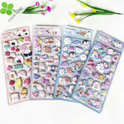 3Dシール 手帳用・創意ステッカー DIY 立体キャラクターシール 粘着シール 贈り物 子供