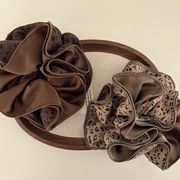 新作 日韓ins ヘアアクセサリー  レディース  大腸ヘアバンド 髪飾り  シュシュ   2色