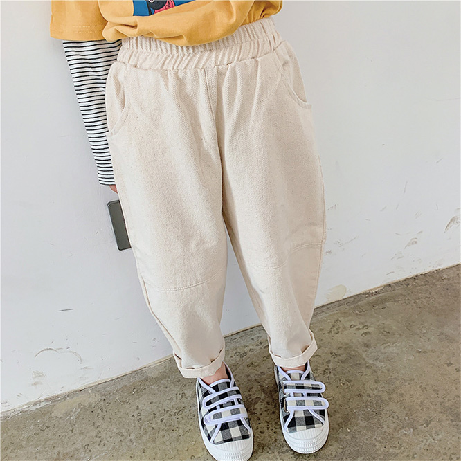 2026春※gl☆綿100 ワークパンツ カジュアルパンツ ベビーパンツ 男女兼用