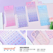 diy 手作り オタ活 顔飾り 推し活 自作グッズ 3Dシール 立体ステッカー アクリル ラインストーン