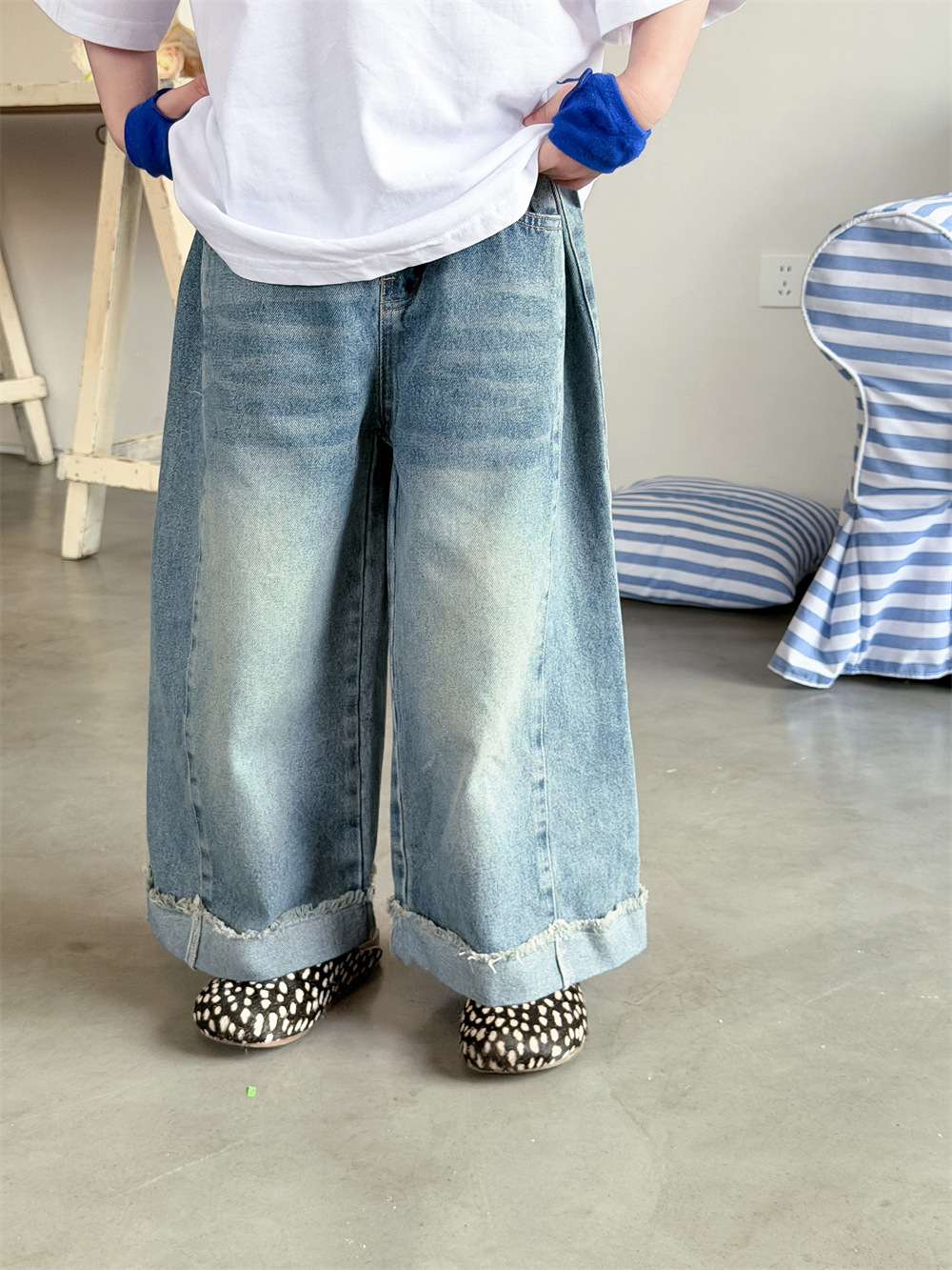 子供服　90~150cm　キッズパンツ　デニムパンツ　韓国キッズ服