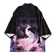 法被 紫孔雀ノ社法被 孔雀 鳥居 大人用 子供用 羽織 祭り 衣装