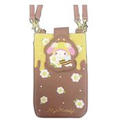 サンリオ おでかけ 2WAY ポシェット ミツバチ ブラウン マイメロディ【小ロット販売】