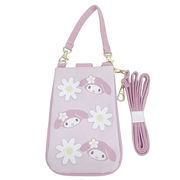 サンリオ 2WAY ポシェット 立体 フラワー 刺繍 ICカードポケット付き マイメロディ【小ロット