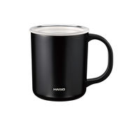 ハリオ セラミックコーティング　真空二重保温マグ　３５０ｍＬ ブラック CMG-350-B