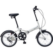 マイパラス １６インチ折りたたみ自転車 アイスグレー MF101-IC