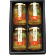 ふみこ農園 若桃入りフルーツコンポート　１４０ｇ×４本セット FCM-4