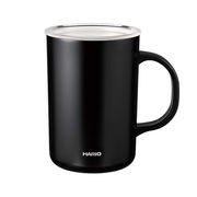 ハリオ セラミックコーティング　真空二重保温マグ　４７０ｍＬ ブラック CMG-470-B