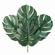 【2026年SS新作】グリーン　リーフ　多肉植物モンステラ４本組　＃２４　FK002501-024