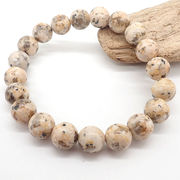 【日本銘石】代理店　ブレスレットタコ石（犬島石）＜岡山県＞ 日本銘石協会認定販売　カード付日本製