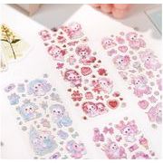 DIY手作り  粘着シール 3D 立体ステッカー  シール デコレーション ぷくぷく ステッカー 文具