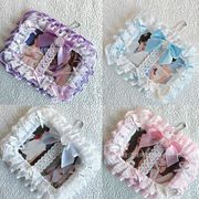 DIYパーツ 痛バッグ装飾 推し活 素材 オタ活 写真ケース 透明カードケース ボア レース カード入れ