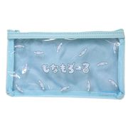 ペンケース サンリオ クリア フラット ポーチ シナモロール ブルー【小ロット販売】
