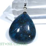 ☆一点物☆【ペンダントトップ】クリソコラ (枠なし) (アメリカ・アリゾナ州産) No.23