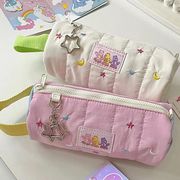 ins風　大容量ペンケース 可愛い 多機能 文具ポーチ／学生・女子向け　文具収納ケース