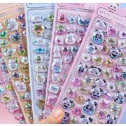 文房具 スマホ飾り  貼り付け  手芸DIY 手帳シール ステッカー 3Dシール 装飾シール 精美 ク