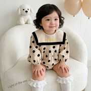 2026新作 韓国子供服 ベビー服  キッズ女の子 長袖 連体服  66cm-90cm